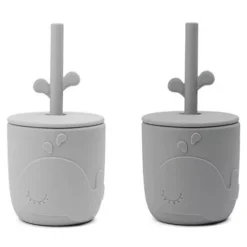 Done By Deer Kinderbeker Met Rietje Peekaboo - Wally Grey - 2st