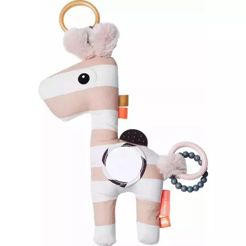 Done By Deer Activiteitenknuffel Giraf 31 Cm - Oudroze 1 Done By Deer Activiteitenknuffel Giraf 31 Cm - Oudroze