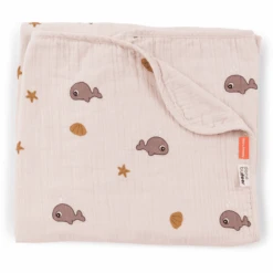 Done By Deer Babydeken Mousseline Wally Roze