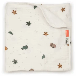 Done By Deer Babydeken Mousseline Zee Friends Beige