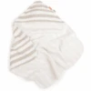 Done By Deer ™ Badhanddoek Met Capuchon Stripes Sand