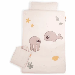 Done By Deer ™ Beddengoed Junior Jelly & Wally 100 X 140 Cm Powder Roze