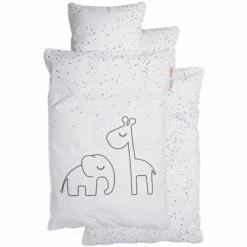 Done By Deer ™ Bedlinnen Junior Dream Y Stippen Grijs 100 X 140 Cm