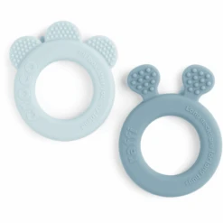 Done By Deer ™ Bijtring 2-Pack Hert Friends Blauw -Done By Deer done by deer bijtring 2 pack hert friends blauw a337899 2