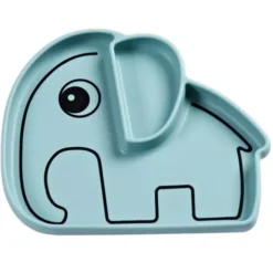 Done By Deer Siliconen Vakjesbord Stick & Stay Elphee - Blue