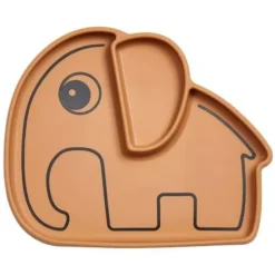 Done By Deer Siliconen Vakjesbord Stick & Stay Elphee - Mustard