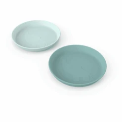 Done By Deer ™ Bord Kiddish 2-pack Elphee Blauw -Done By Deer done by deer bord kiddish 2 pack elphee blauw a341384 2