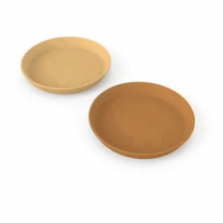 Done By Deer ™ Bord Kiddish 2-pack Elphee Mosterd Geel -Done By Deer done by deer bord kiddish 2 pack elphee mosterd geel a341386 2