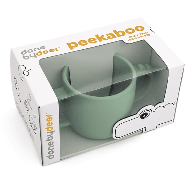 Done By Deer ™ Drinkbeker Peekaboo Croco In Groen 4 Done By Deer ™ Drinkbeker Peekaboo Croco In Groen - Afbeelding 4