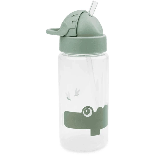 Done By Deer ™ Drinkfles Met Rietje Croco Groen 3 Done By Deer ™ Drinkfles Met Rietje Croco Groen - Afbeelding 3