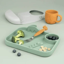 Done By Deer ™ Easy Grip Bestek Hert Friends Mosterdgeel -Done By Deer done by deer easy grip bestek hert friends mosterdgeel a341314 3