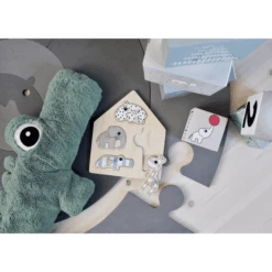 Done By Deer ™ Houten Puzzel Hert Friends -Done By Deer done by deer houten puzzel hert friends a279431 3