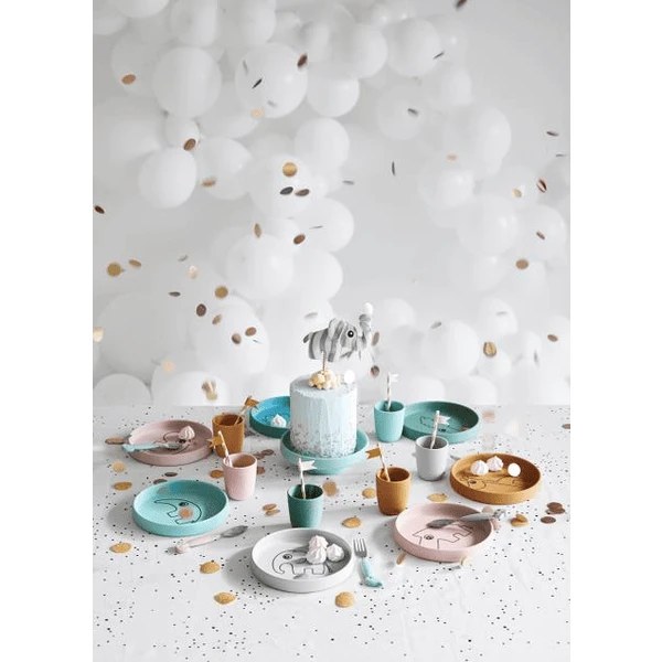 Done By Deer ™ Kinderbordje Zebee Roze Van De 6e Maand 2 Done By Deer ™ Kinderbordje Zebee Roze Van De 6e Maand - Afbeelding 2