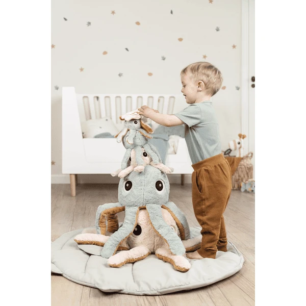 Done By Deer ™ Kleine Rammelaar Jelly Blue 3 Done By Deer ™ Kleine Rammelaar Jelly Blue - Afbeelding 3