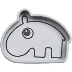 Done By Deer Siliconen Kom Stick & Stay Ozzo - Grey