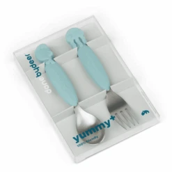 Done By Deer ™ Lepel & Vork Set YummyPlus Zee Friends In Blauw -Done By Deer done by deer lepel amp vork set yummyplus zee friends in blauw a310915 3