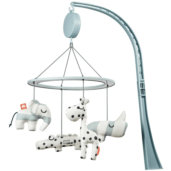 Done By Deer ™ Music Mobile Sleepy Met Spiegel, Blauw 3 Done By Deer ™ Music Mobile Sleepy Met Spiegel, Blauw - Afbeelding 3