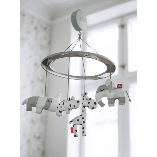 Done By Deer ™ Music Mobile Sleepy Met Spiegel, Blauw 4 Done By Deer ™ Music Mobile Sleepy Met Spiegel, Blauw - Afbeelding 4