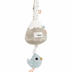 Done By Deer ™ Muziek Knuffel Birdee Kleurenmix