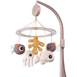 Done By Deer ™ Muziekmobiel Zee Friends Met Spiegel, Roze