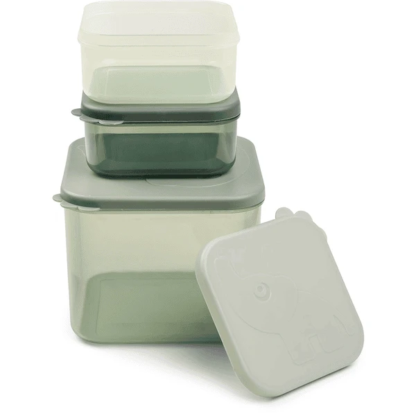 Done By Deer ™ Opslagcontainerset L, Elphee Groen 4 Done By Deer ™ Opslagcontainerset L, Elphee Groen - Afbeelding 4