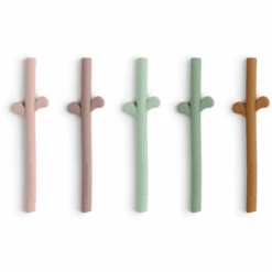 Done By Deer ™ Peekaboo Rietje 5-Pack Kleurmix Roze