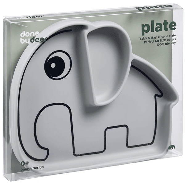Done By Deer ™ Plate Stick & Stay Grijs Vanaf De 6e Maand 4 Done By Deer ™ Plate Stick & Stay Grijs Vanaf De 6e Maand - Afbeelding 4