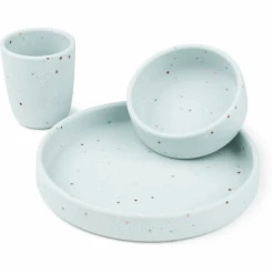 Done By Deer ™ Silicone Servies Set Confetti Blauw -Done By Deer done by deer silicone servies set confetti blauw a411282 2