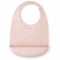 Done By Deer ™ Siliconen Slabbetje Confetti Roze