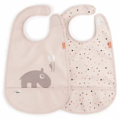 Done By Deer ™ Slab Met Klittenband Ozzo Roze