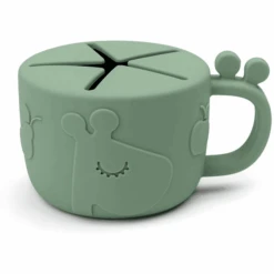 Done By Deer ™ Snack Beker Peekaboo Raffi Groen