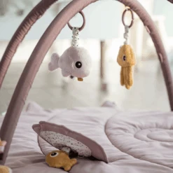 Done By Deer ™ Speelboog Met Kruipdeken Zee Friends - Roze -Done By Deer done by deer speelboog met kruipdeken zee friends roze a304318 3