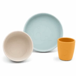 Done By Deer ™ Stick & Stay Serviesset Hert Friends Mix Van Kleuren -Done By Deer done by deer stick amp stay serviesset hert friends mix van kleuren a341420 2