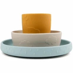 Done By Deer ™ Stick & Stay Serviesset Hert Friends Mix Van Kleuren