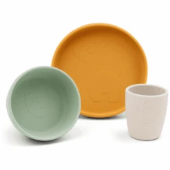 Done By Deer ™ Stick & Stay Serviesset Lalee Kleurenmix -Done By Deer done by deer stick amp stay serviesset lalee kleurenmix a341418 2