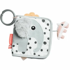 Done By Deer ™ Stoffenboek Olifant Elphee, Grijs
