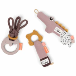 Done By Deer ™ Tiny Toys Gift Set Hert Friends - Roze
