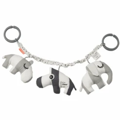 Done By Deer ™ Wandelwagenketting Hert Friends , Grijs