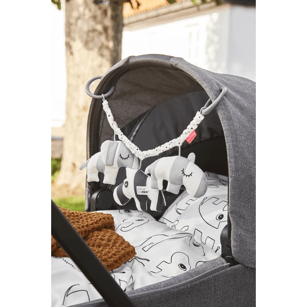 Done By Deer ™ Wandelwagenketting Hert Friends , Grijs 4 Done By Deer ™ Wandelwagenketting Hert Friends , Grijs - Afbeelding 4