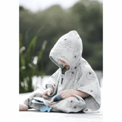 Done By Deer ™ Zwemmen Poncho Grijs -Done By Deer done by deer zwemmen poncho grijs a294674 3