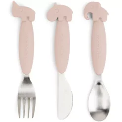 Done By Deer Kinderbestek Easy-grip - Powder