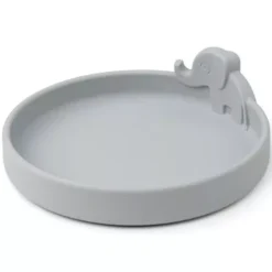 Done By Deer Siliconen Kinderbord Peekaboo - Grey