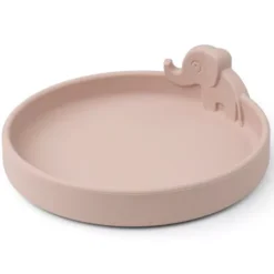 Done By Deer Siliconen Kinderbord Peekaboo - Powder