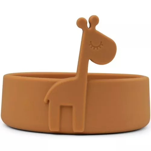 Done By Deer Siliconen Kinderkom Peekaboo - Mustard 2 Done By Deer Siliconen Kinderkom Peekaboo - Mustard - Afbeelding 2