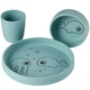 Done By Deer Siliconen Kinderservies Sea Friends - Blue