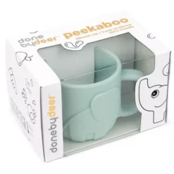Done By Deer Siliconen Kindermok Peekaboo - Blue - 165 Ml -Done By Deer done by deer siliconen kindermok peekaboo blue2