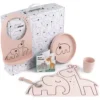 Done By Deer Siliconen Kinderservies Cadeauset - Powder