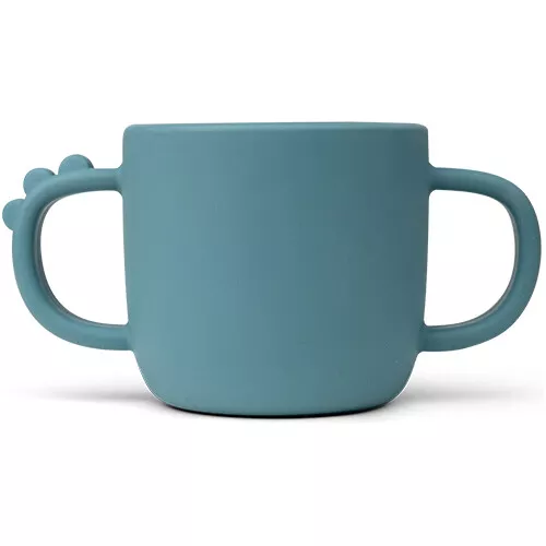 Done By Deer Siliconen Kinderservies Peekaboo - Dinner Set - Blue - Afbeelding 4