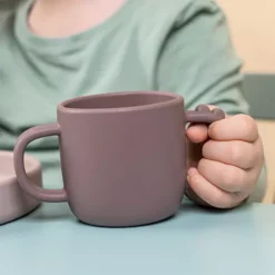 Done By Deer Siliconen Kinderservies Peekaboo - Dinner Set - Powder -Done By Deer done by deer siliconen kinderservies peekaboo dinner set powder 8 1