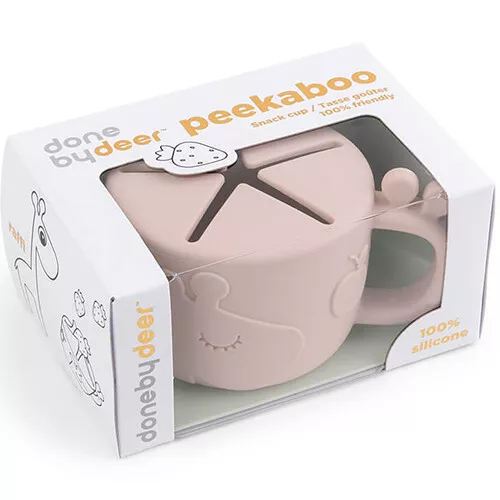 Done By Deer Siliconen Snackdoosje Peekaboo - Raffi Powder - Afbeelding 4